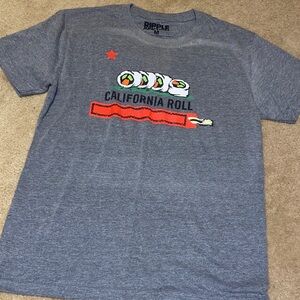 CALIFORNIA ROLL fitted tee